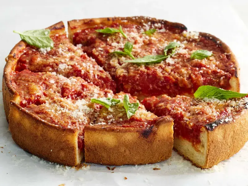 Deep-Dish Pizza